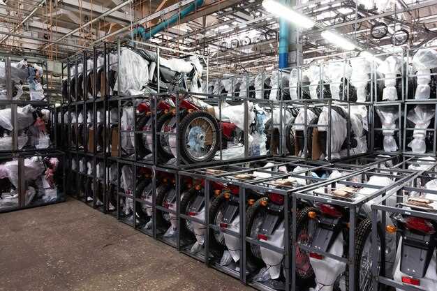 Sustainable storage and shipping of motorcycle parts